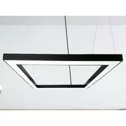   LED függőlámpa 80W, 6400 lm, 4000K, fém, IP20, 1200x100x80 mm - LCL7524-H