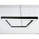 LED függőlámpa 80W, 6400 lm, 4000K, fém, IP20, 1200x100x80 mm - LCL7524-H