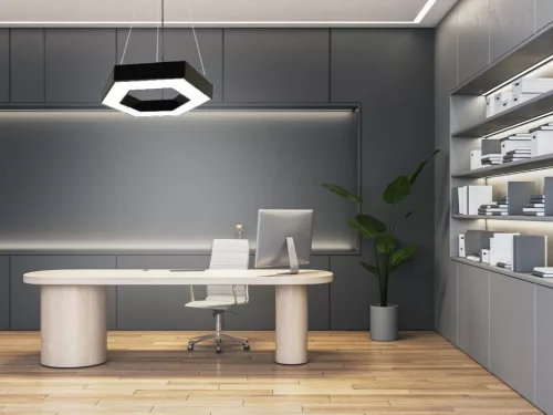 LED függesztett lámpa 28W 600x100x80mm 4000K IP20 - LCL7621-H