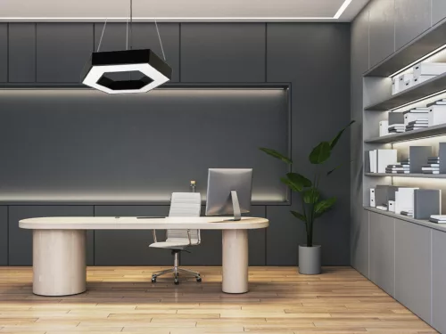 LED függesztett lámpa 28W 600x100x80mm 4000K IP20 - LCL7621-H