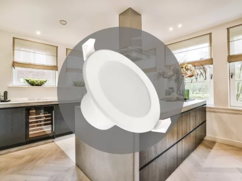 LED süllyesztett lámpatest 7W 3000K meleg fehér IP44 Ø92x52 mm fehér - LDL143