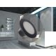 LED süllyesztett lámpatest 7W IP44 opál fekete Ø92x52mm 4000K - LDL153/B