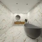 LED süllyesztett lámpatest 7W IP44 opál fekete Ø92x52mm 4000K - LDL153/B