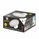 LED süllyesztett lámpatest 7W, Ø92x52mm, IP44, 4000K, ezüst LDL153/S