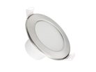 LED süllyesztett lámpatest 7W, Ø92x52mm, IP44, 4000K, ezüst LDL153/S