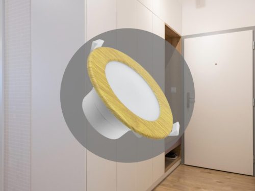 LED süllyesztett lámpatest 7W, IP44, Ø92x52mm, 4000K semleges fehér LDL153/WL