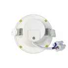 LED süllyesztett lámpatest 7W, IP44, Ø92x52mm, 4000K semleges fehér LDL153/WL