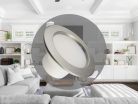 LED süllyesztett lámpatest 10W 4000K IP44 Ø115x60mm LDL154/S