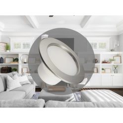   LED süllyesztett lámpatest 10W 4000K IP44 Ø115x60mm LDL154/S
