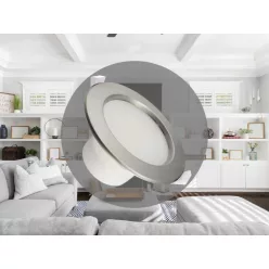   LED süllyesztett lámpatest 10W 4000K IP44 Ø115x60mm LDL154/S