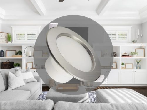 LED süllyesztett lámpatest 10W 4000K IP44 Ø115x60mm LDL154/S