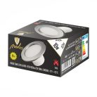 LED süllyesztett lámpatest 10W 4000K IP44 Ø115x60mm LDL154/S