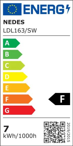LED Süllyesztett lámpatest 7W Ø92x52mm 3000K–6500K IP44 ezüst LDL163/SW