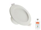 LED Süllyesztett lámpatest 10W Ø115x60mm 3000K–6500K IP44 fehér LDL164W