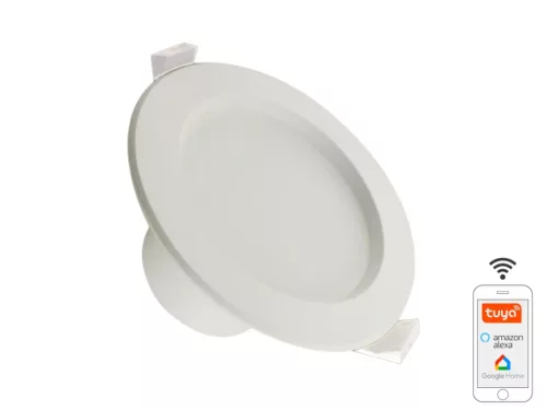 LED Süllyesztett lámpatest 10W Ø115x60mm 3000K–6500K IP44 fehér LDL164W