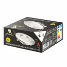 LED süllyesztett lámpatest 7W, Ø85x25mm, IP44, 4000K, ezüst LDL253/S