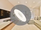 LED süllyesztett lámpatest 7W, Ø85x25mm, IP44, 4000K, fehér LDL253