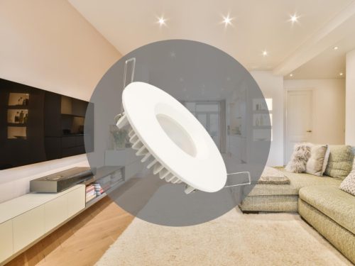 LED süllyesztett lámpatest 7W, Ø85x25mm, IP44, 4000K, fehér LDL253