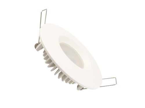 LED süllyesztett lámpatest 7W, Ø85x25mm, IP44, 4000K, fehér LDL253