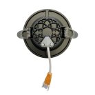 LED beépíthető lámpa 7,5W, 4000K semleges fehér, IP20, fekete-ezüst, Ø100x35 mm - LDL321BS