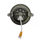 LED beépíthető lámpa 7,5W, 4000K semleges fehér, IP20, fekete-ezüst, Ø100x35 mm - LDL321BS