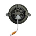 LED beépíthető lámpa 7,5W, 4000K semleges fehér, IP20, fekete, Ø100x35 mm - LDL321B