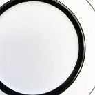 LED beépíthető lámpa 7,5W, 4000K semleges fehér, IP20, fehér-fekete csík, Ø100x35 mm - LDL321WB