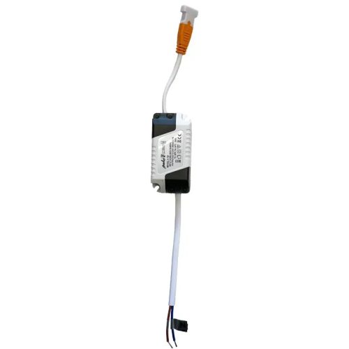 LED beépíthető lámpa 7,5W, 4000K semleges fehér, IP20, fehér-ezüst csík, Ø100x35 mm - LDL321WS