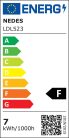 LED beépíthető lámpa 7W Ø90x43 mm 4000K IP20 - LDL523