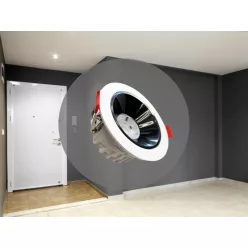   LED süllyesztett lámpa 7W, 4000K semleges fehér, IP20, Ø90x45 mm - LDL721