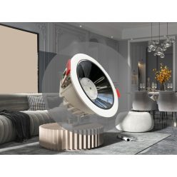   LED süllyesztett lámpa 11,5W, 4000K semleges fehér, IP20, Ø110x50 mm - LDL722