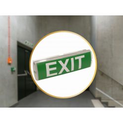   LED vészvilágító 4W, 3h, IP65, 6000K, 340x105x64mm - LEL102