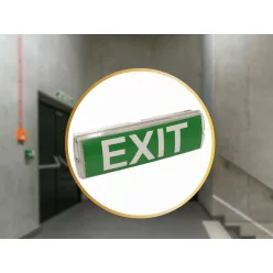   LED vészvilágító 4W, 3h, IP65, 6000K, 340x105x64mm - LEL102