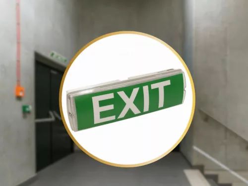 LED vészvilágító 4W, 3h, IP65, 6000K, 340x105x64mm - LEL102