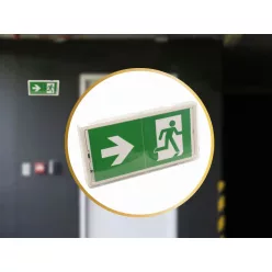   LED vészvilágító 4W, 3h, IP65, 6000K, 238x120x43mm - LEL104