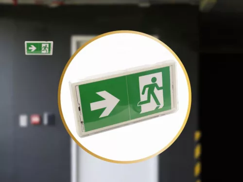 LED vészvilágító 4W, 3h, IP65, 6000K, 238x120x43mm - LEL104