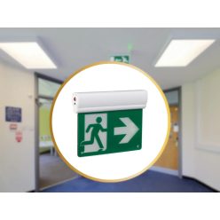   LED készenléti világítás 1W, 3h működés, IP20, hideg fehér 6000K - LEL201