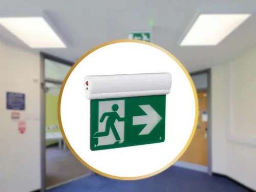 LED készenléti világítás 1W, 3h működés, IP20, hideg fehér 6000K - LEL201