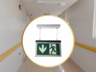 LED vészvilágítás 4W 3h IP20, hideg fehér 6000K 307x257x45 mm - LEL203