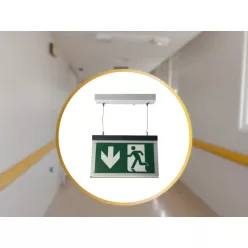   LED vészvilágítás 4W 3h IP20, hideg fehér 6000K 307x257x45 mm - LEL203