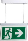 LED vészvilágítás 4W 3h IP20, hideg fehér 6000K 307x257x45 mm - LEL203