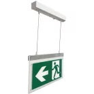 LED vészvilágítás 4W 3h IP20, hideg fehér 6000K 307x257x45 mm - LEL203