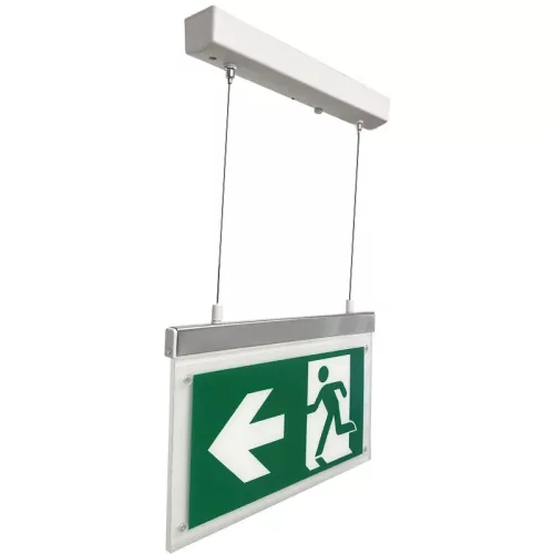 LED vészvilágítás 4W 3h IP20, hideg fehér 6000K 307x257x45 mm - LEL203