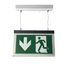 LED vészvilágítás 4W 3h IP20, hideg fehér 6000K 307x257x45 mm - LEL203