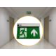 LED vészvilágítás 2W 3h IP20, hideg fehér 6000K 311x210x45 mm - LEL204