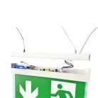 LED vészvilágítás 2W 3h IP20, hideg fehér 6000K 311x210x45 mm - LEL204