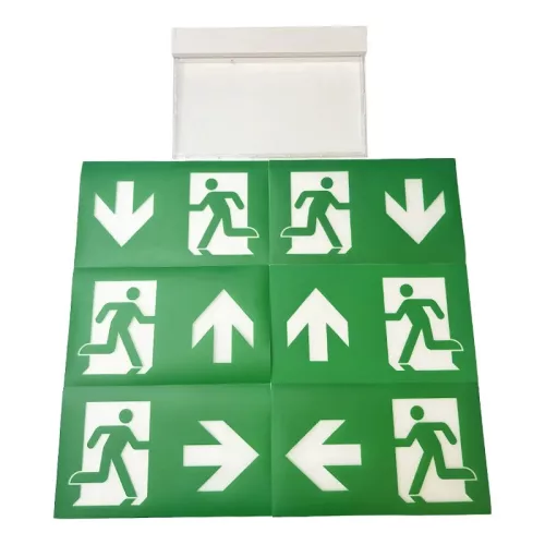 LED vészvilágítás 2W 3h IP20, hideg fehér 6000K 311x210x45 mm - LEL204