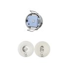 LED vészvilágítás 1,2W 3h IP20, hideg fehér 6000K, Ø50x23 mm - LEL501