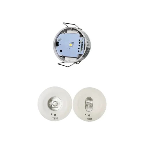 LED vészvilágítás 1,2W 3h IP20, hideg fehér 6000K, Ø50x23 mm - LEL501