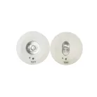 LED vészvilágítás 1,2W 3h IP20, hideg fehér 6000K, Ø50x23 mm - LEL501